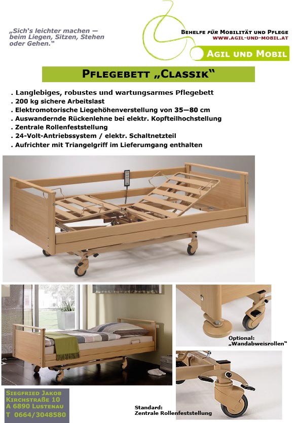 Pflegebett „Classik“