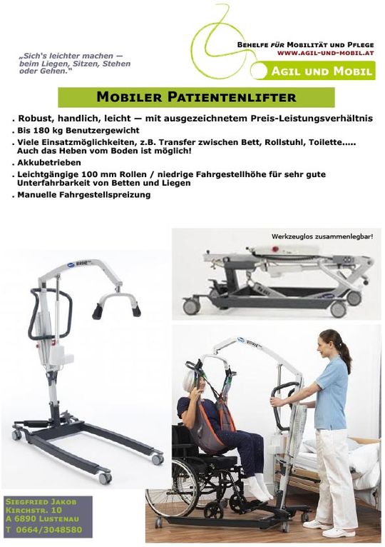 Mobiler Patientenlifter