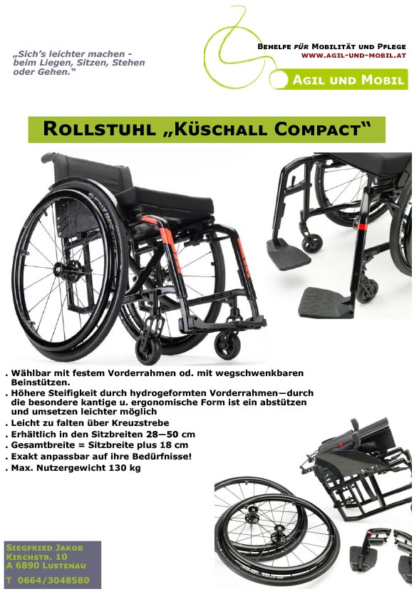 Rollstuhl „Küschall Compact“