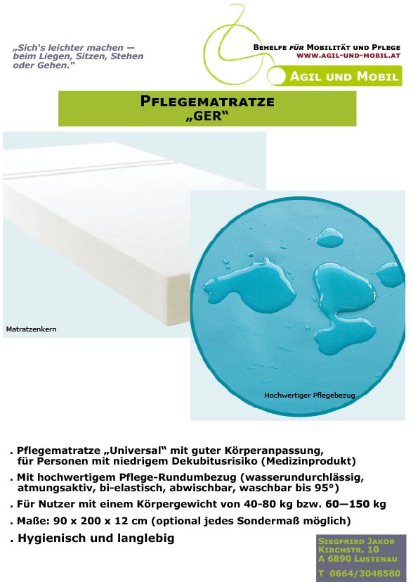 Pflegematratze „GER“