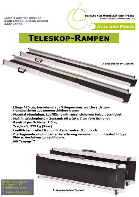 Teleskop-Rampen