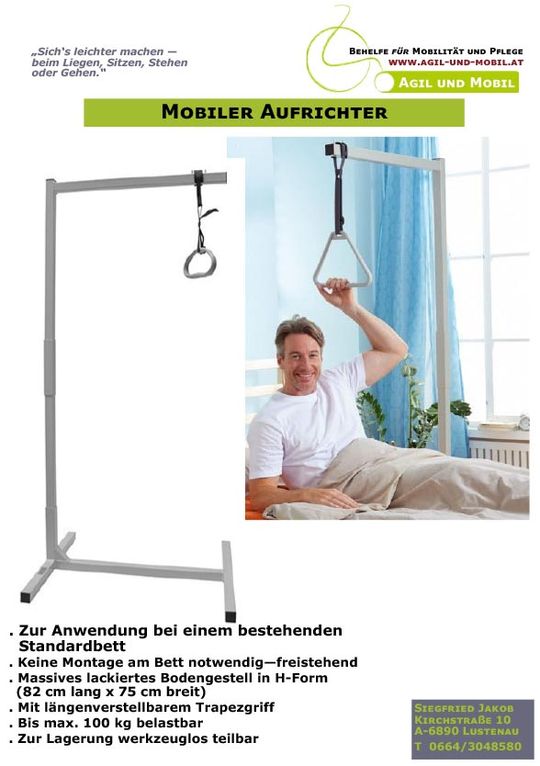Mobiler Aufrichter