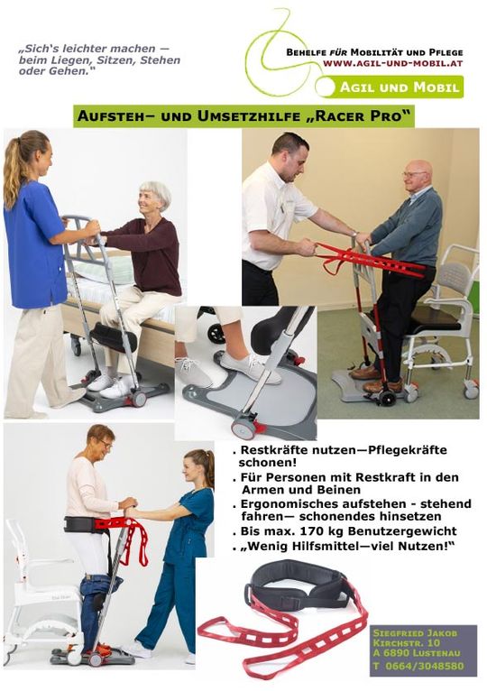 Aufsteh– und Umsetzhilfe „Racer Pro“