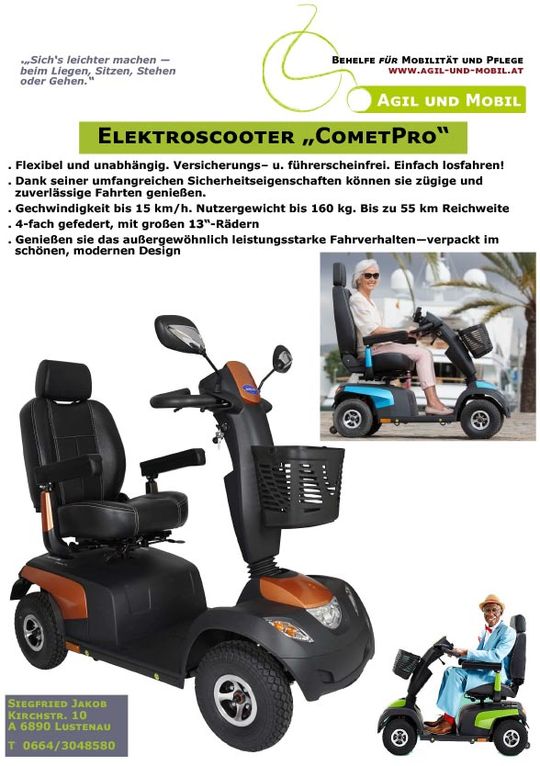 Elektroscooter „CometPro“