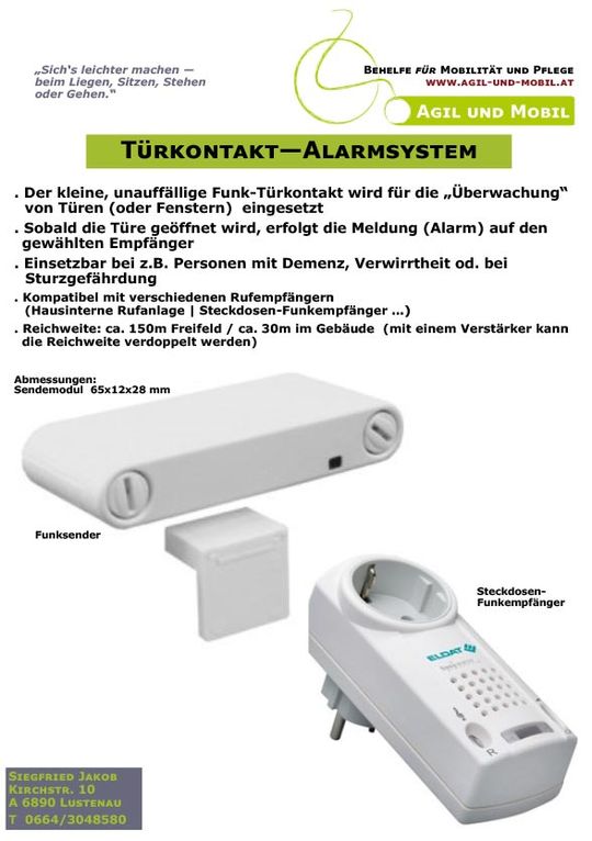 Türkontakt—Alarmsystem